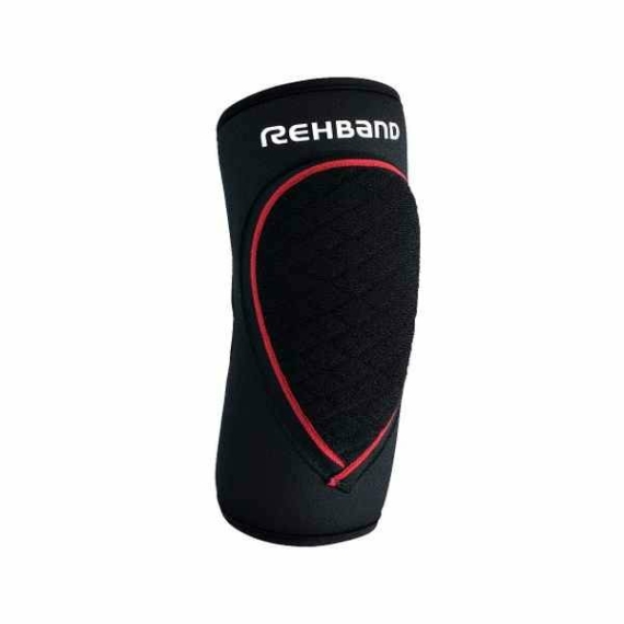 Rehband RX Felnőtt könyökvédő - fekete-piros